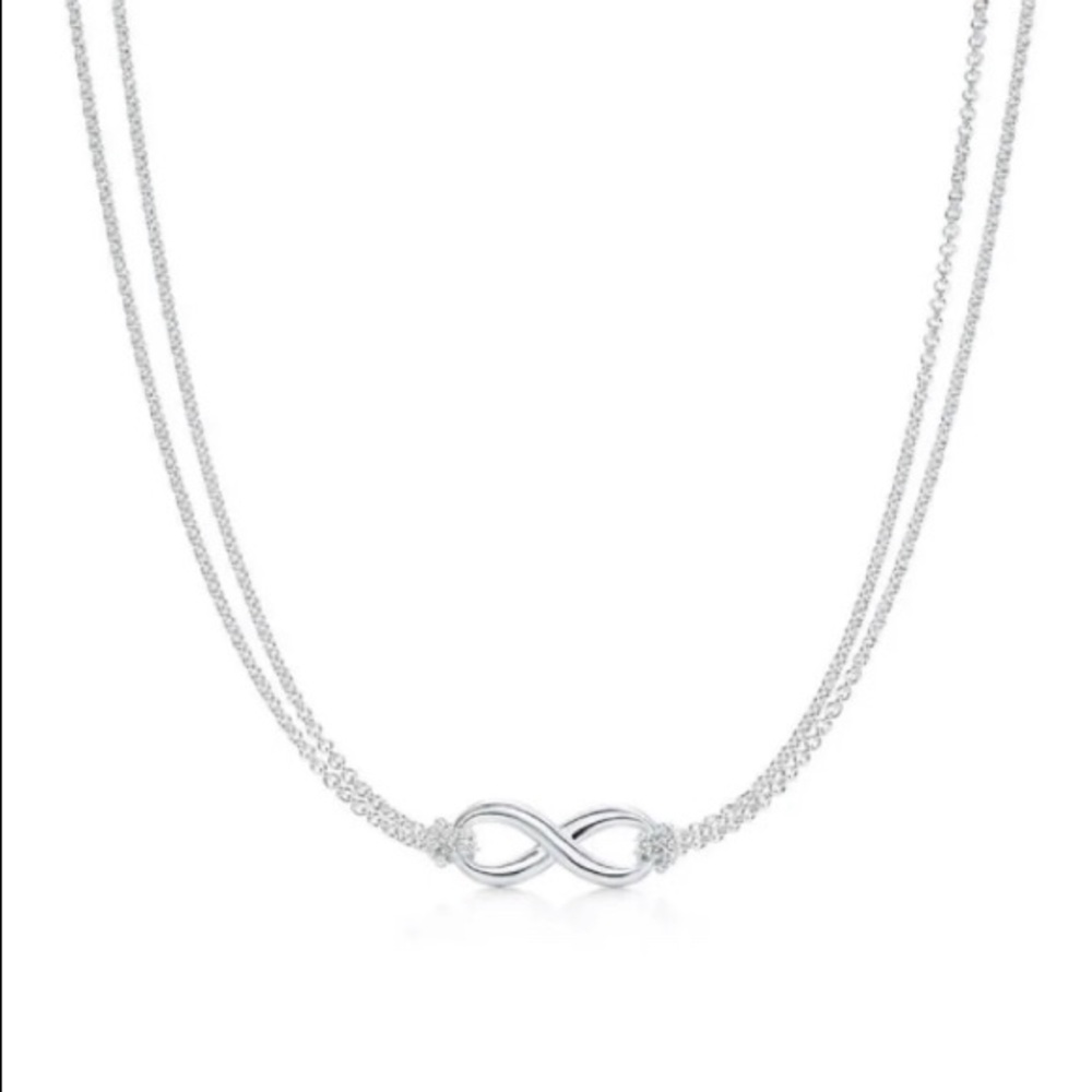 Tiffany & Co. Sterling Silver Infinity Necklace